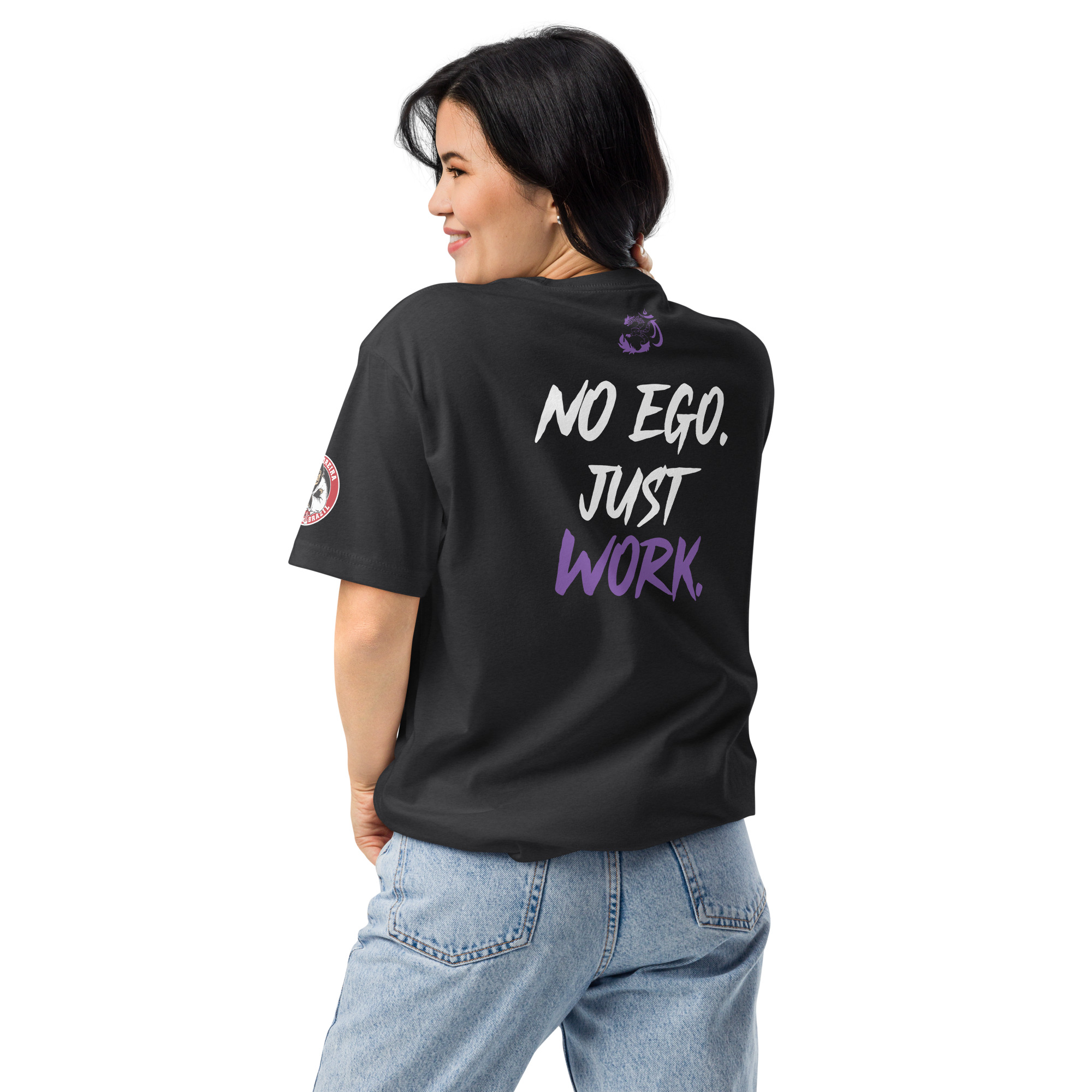 No Ego Just Work Team Up - Next Level Unisex T-Shirt - Image 3